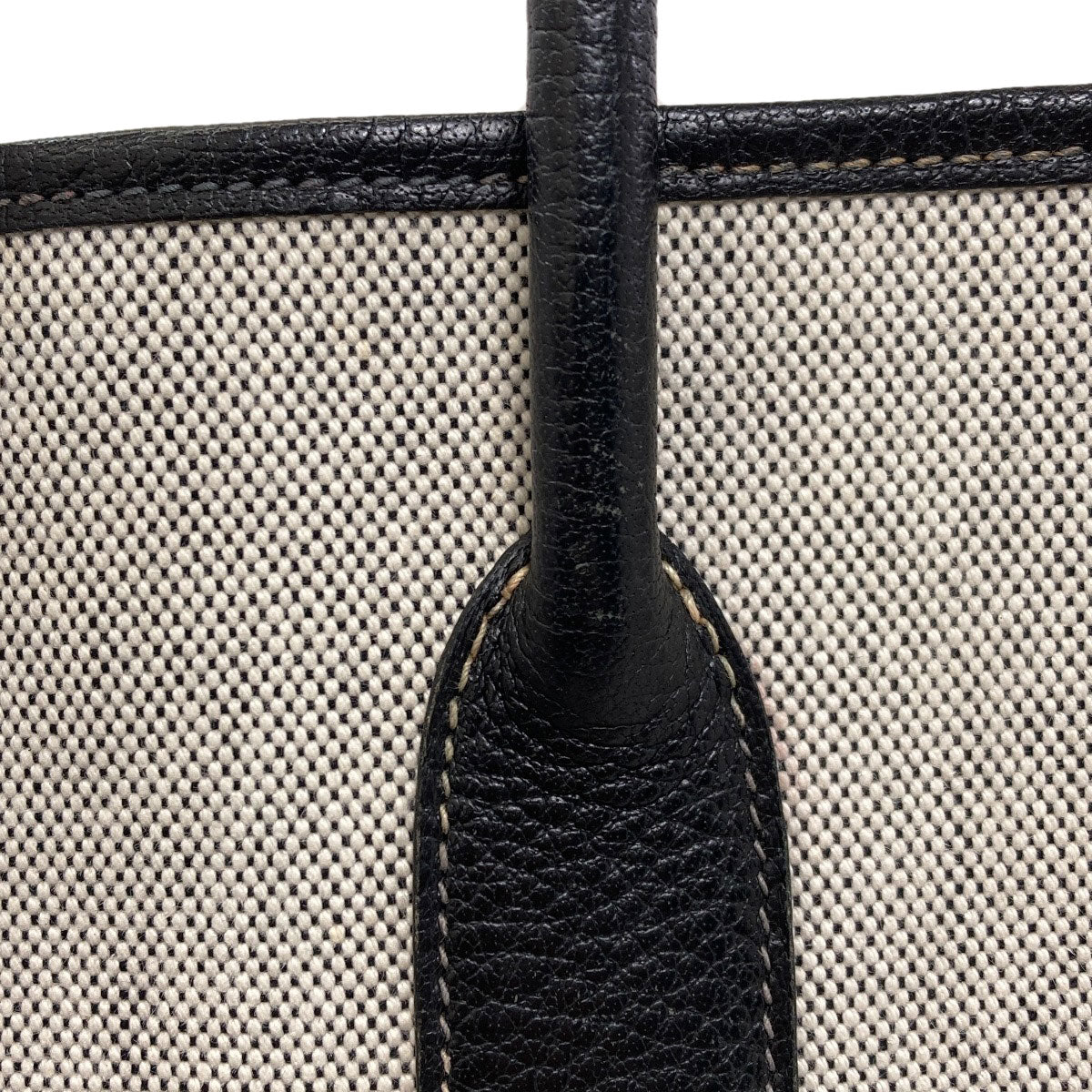HERMES Garden Party PM Silver Hardware Handbag Tower ash BufflLadies [Used]