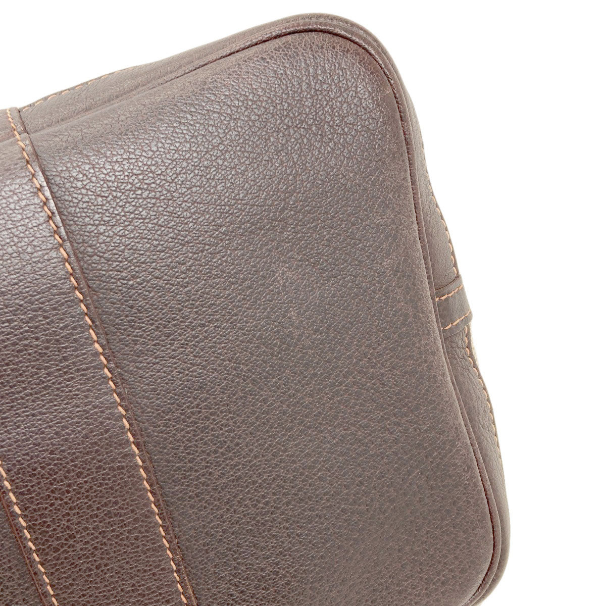 HERMES Garden Party PM Maron SilverHardware Handbag Tower ash BufflLadies [Used]