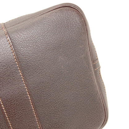 HERMES Garden Party PM Maron SilverHardware Handbag Tower ash BufflLadies [Used]