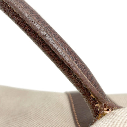 HERMES Garden Party PM Maron SilverHardware Handbag Tower ash BufflLadies [Used]