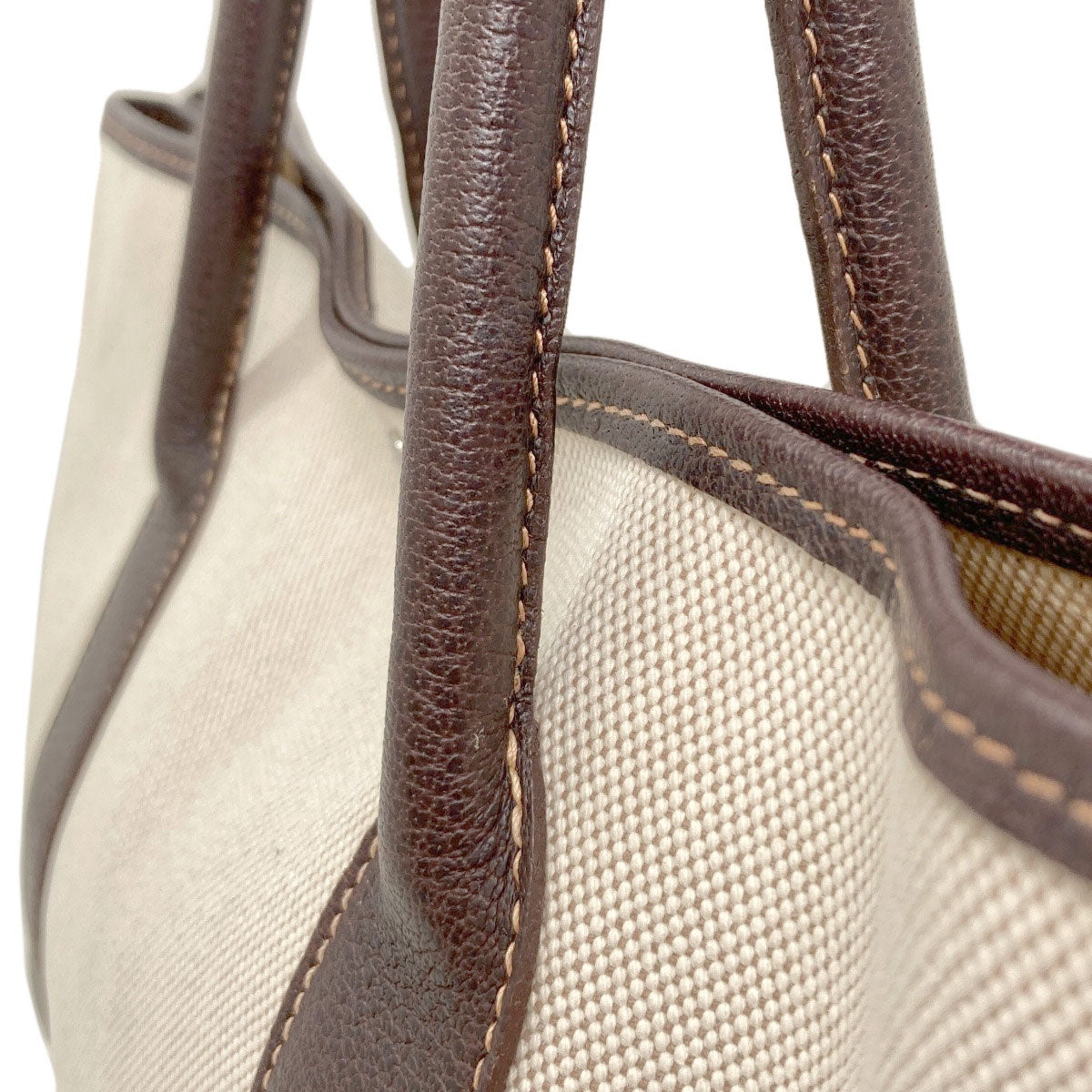 HERMES Garden Party PM Maron SilverHardware Handbag Tower ash BufflLadies [Used]