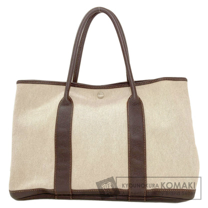 HERMES Garden Party PM Maron SilverHardware Handbag Tower ash BufflLadies [Used]