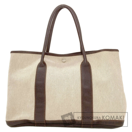 HERMES Garden Party PM Maron SilverHardware Handbag Tower ash BufflLadies [Used]