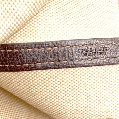 HERMES Garden Party PM Maron SilverHardware Handbag Tower ash BufflLadies [Used]