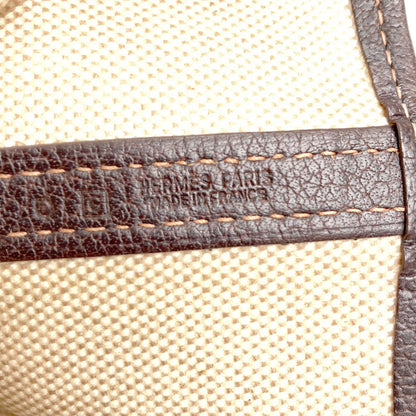 HERMES Garden Party PM Maron SilverHardware Handbag Tower ash BufflLadies [Used]