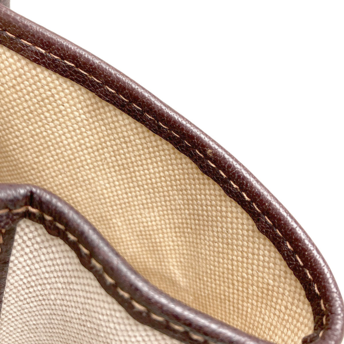 HERMES Garden Party PM Maron SilverHardware Handbag Tower ash BufflLadies [Used]