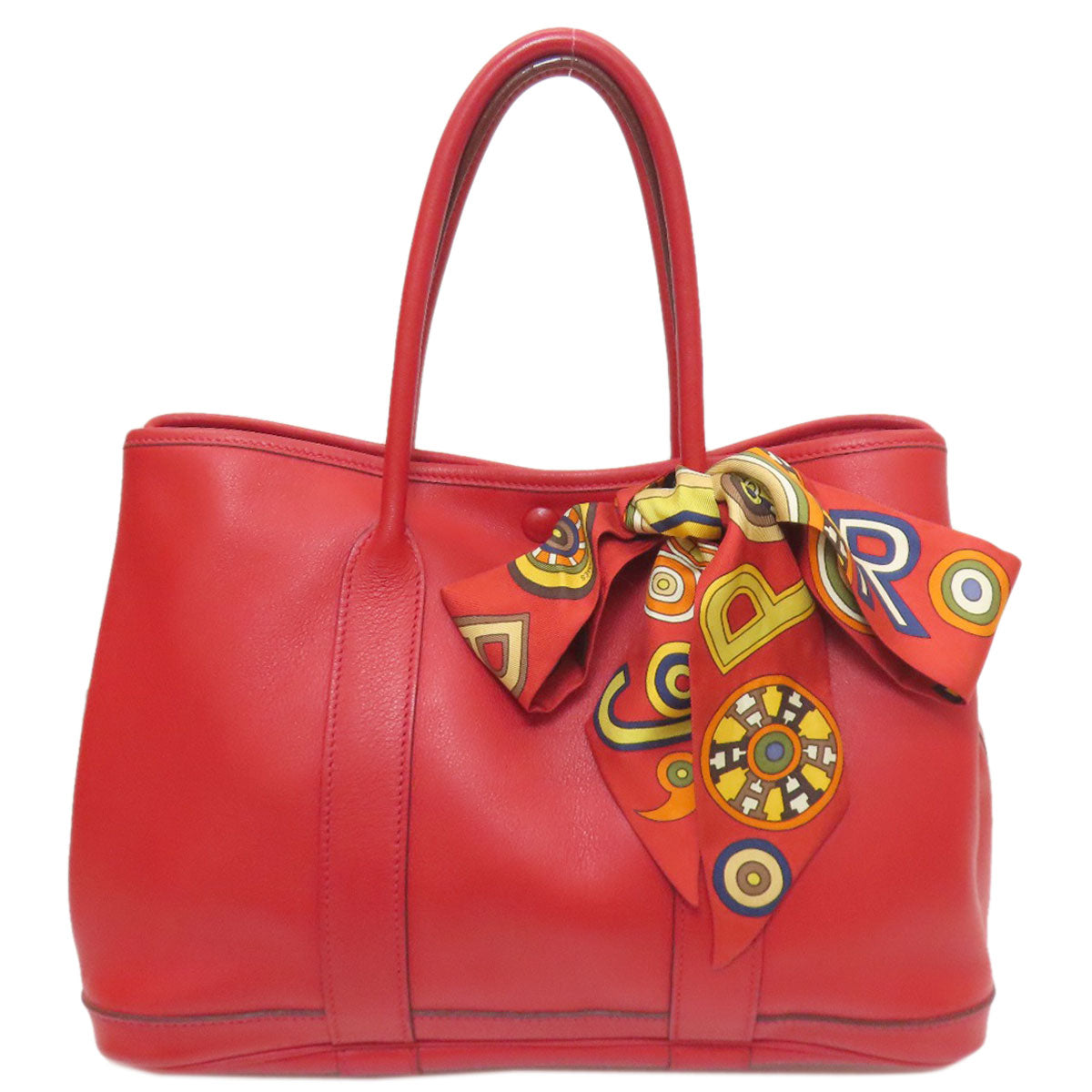 HERMES Garden Twily TPM Handbag Calf Ladies [Used]