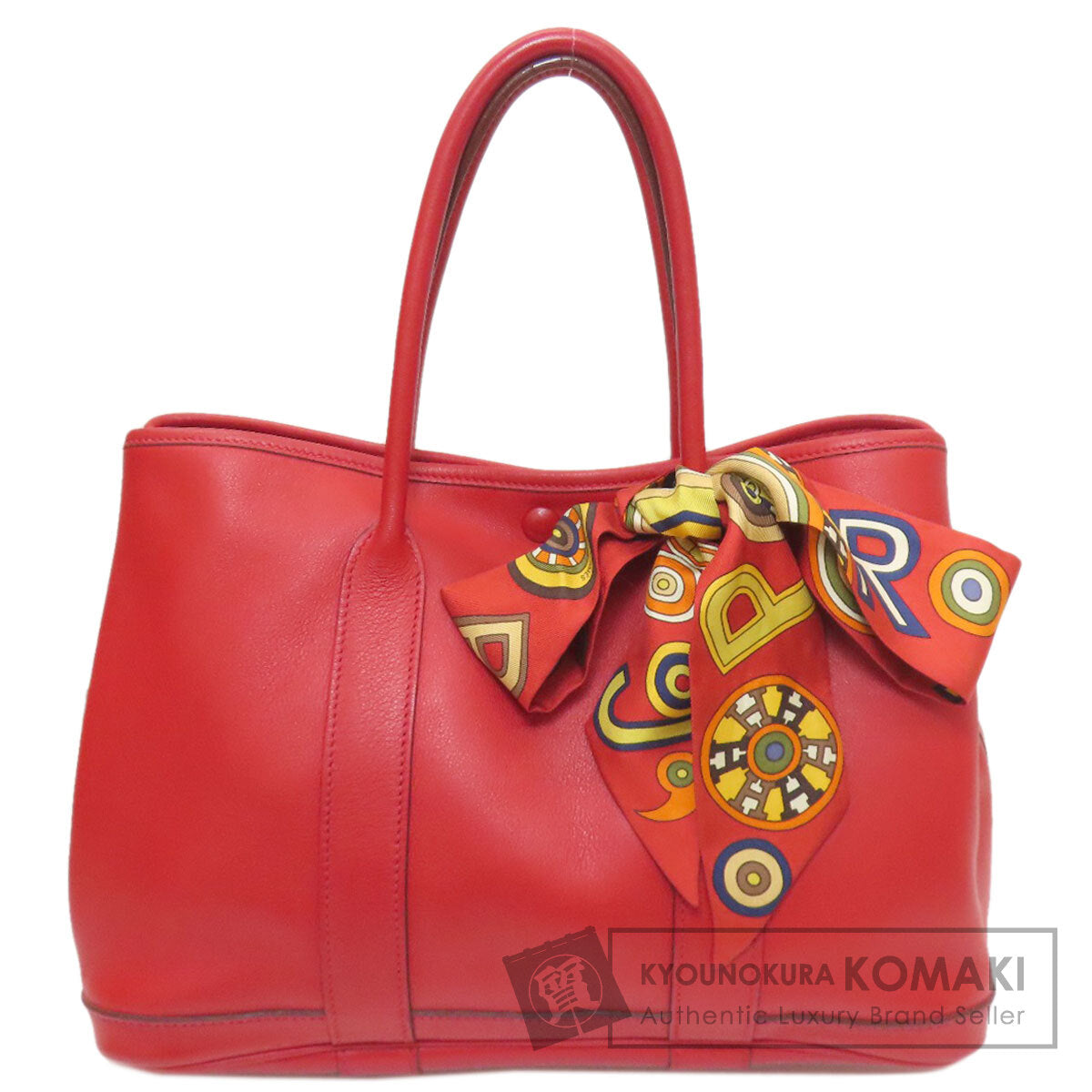 HERMES Garden Twily TPM Handbag Calf Ladies [Used]