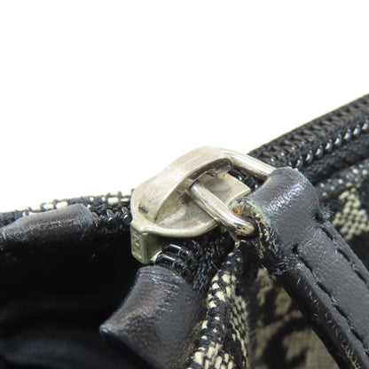 CHRISTIAN DIOR Trotter pattern Shoulder Bag Canvas Ladies [Used]