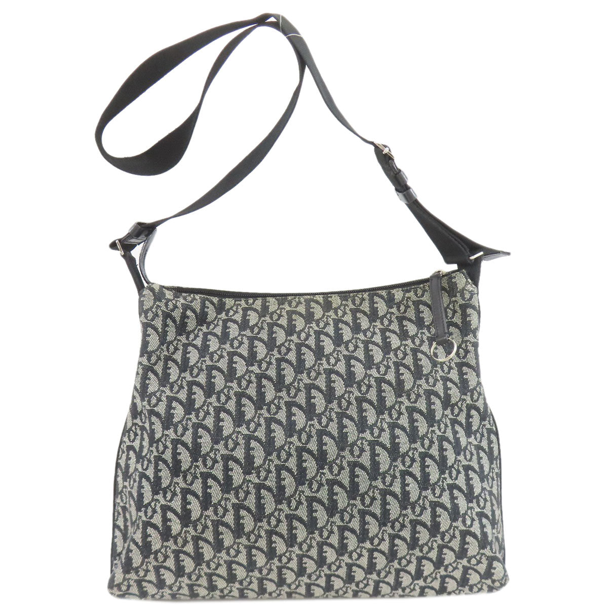 CHRISTIAN DIOR Trotter pattern Shoulder Bag Canvas Ladies [Used]