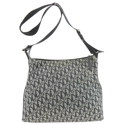 CHRISTIAN DIOR Trotter pattern Shoulder Bag Canvas Ladies [Used]