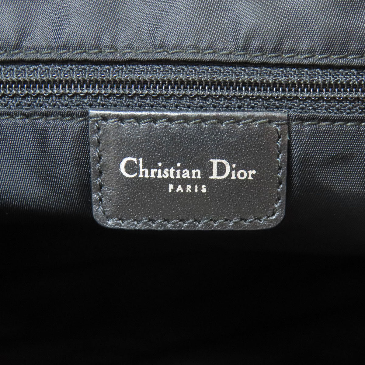 CHRISTIAN DIOR Trotter pattern Shoulder Bag Canvas Ladies [Used]