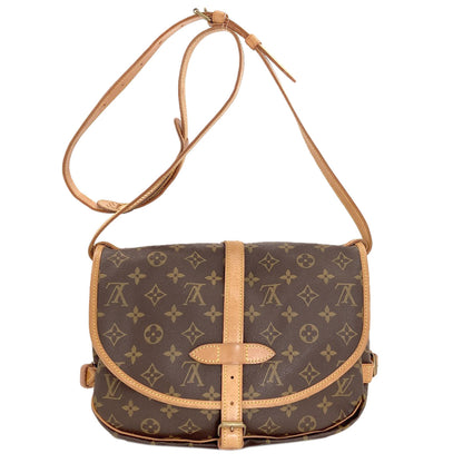 LOUIS VUITTON M42256 Saumur 30 Shoulder Bag Monogram canvas Ladies [Used]
