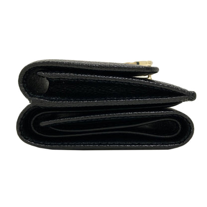 BVLGARI BVLGARI BVLGARI clip Tri-fold wallet (with Coin Pocket) Leather Ladies [Used]