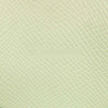 HERMES Bearn Compact Veil Fizz SilverHardware Bifold Wallet with Coin Pocket Epsom Ladies [Used]