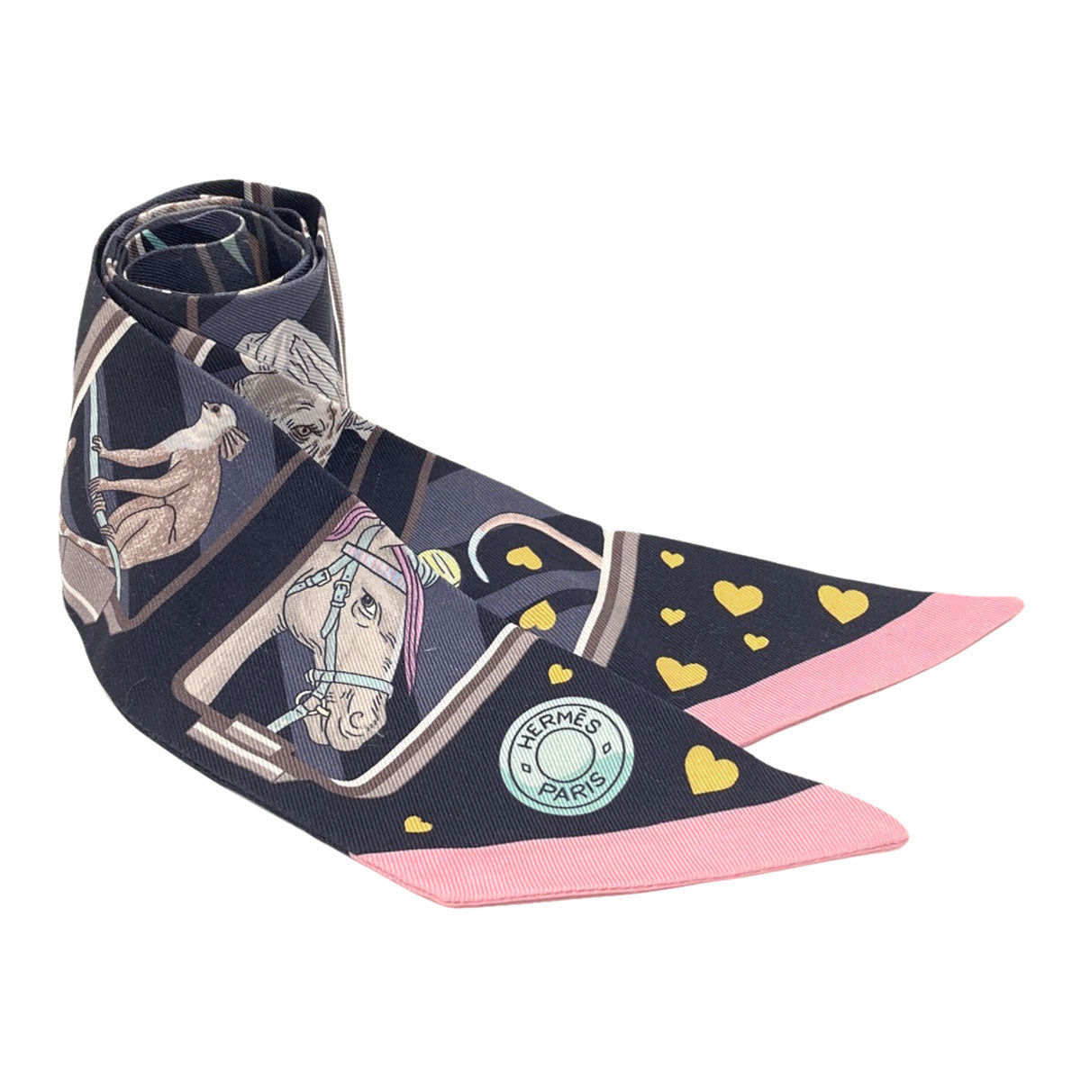 HERMES Twilly Scarf Silk Ladies [Used]