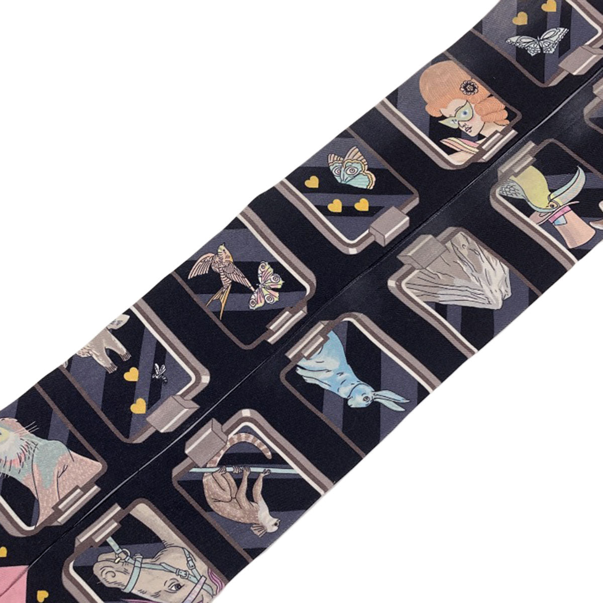HERMES Twilly Scarf Silk Ladies [Used]