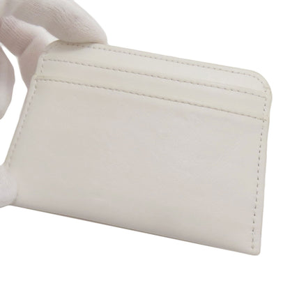 CHLOE logo Card Case Leather Ladies [Used]