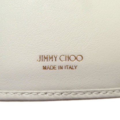 Jimmy Choo Star motif studs Tri-fold wallet (with Coin Pocket) Leather Ladies [Used]