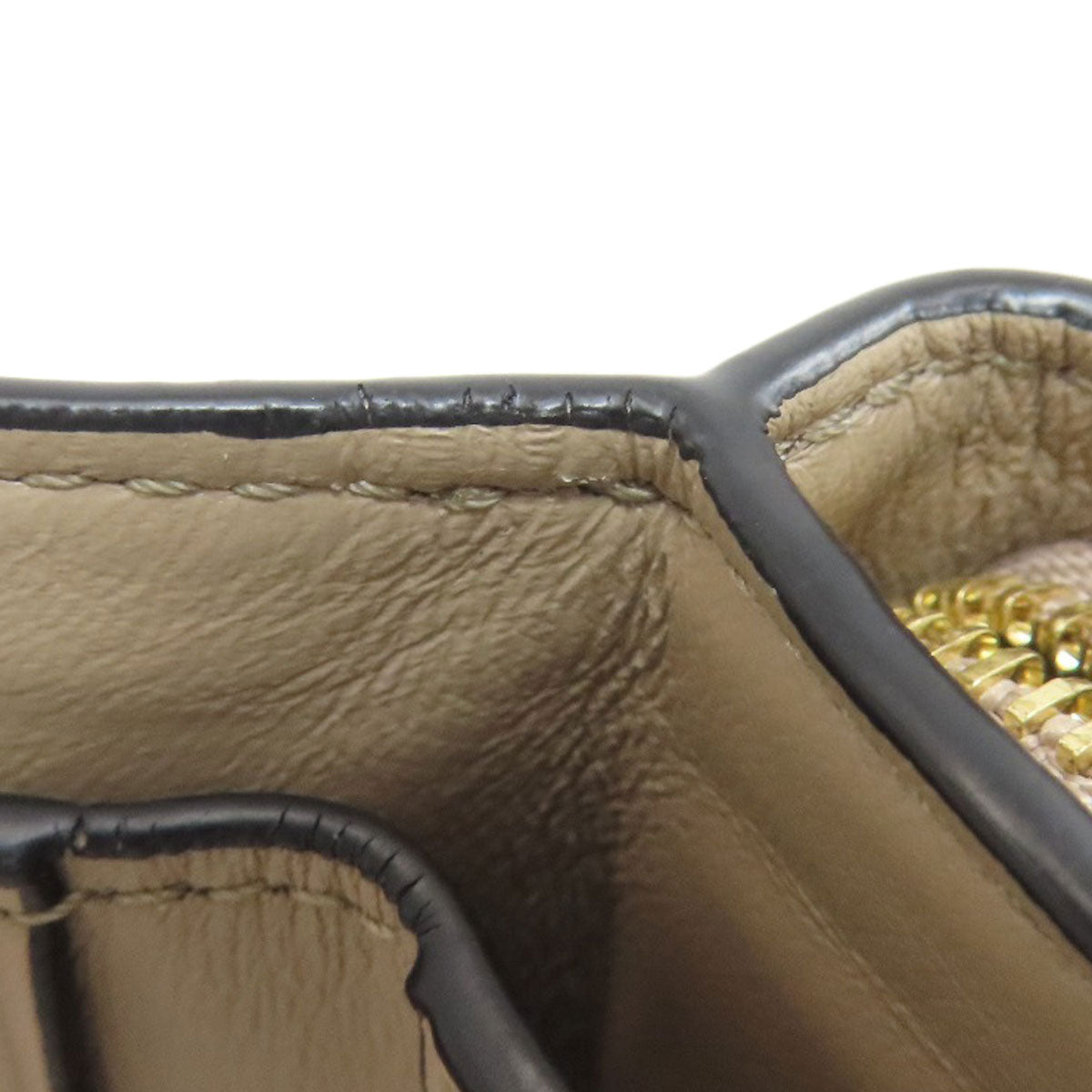 LOEWE anagram Bifold Wallet with Coin Pocket Leather Ladies [Used]