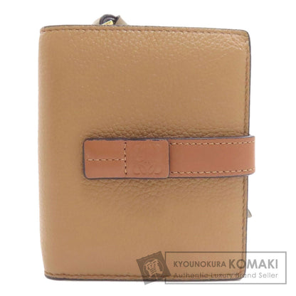 LOEWE anagram Bifold Wallet with Coin Pocket Leather Ladies [Used]