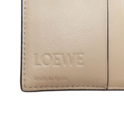 LOEWE anagram Bifold Wallet with Coin Pocket Leather Ladies [Used]