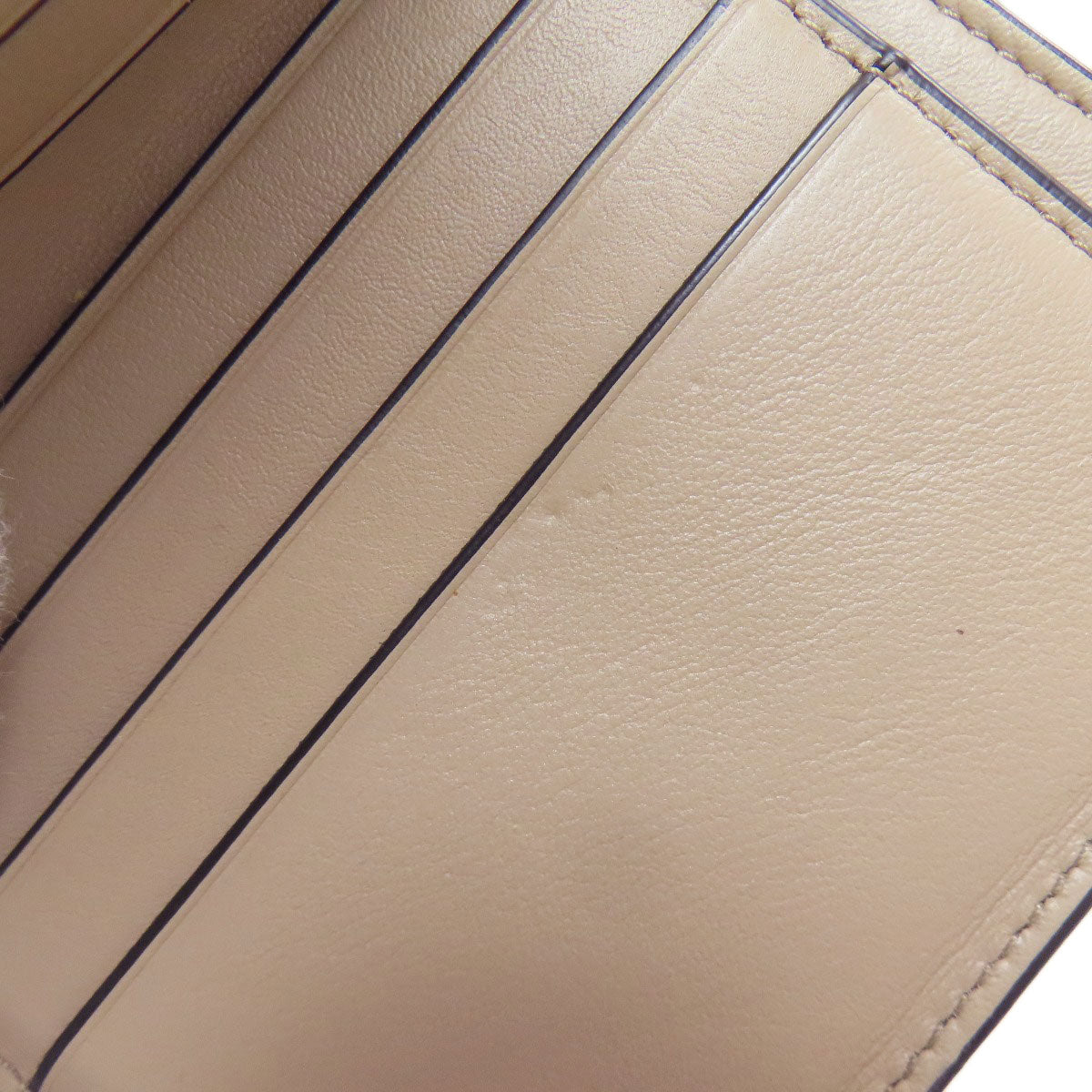 LOEWE anagram Bifold Wallet with Coin Pocket Leather Ladies [Used]