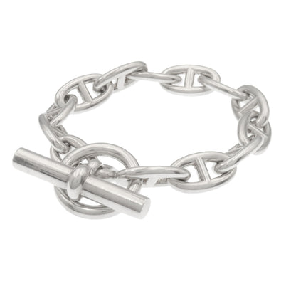 LOUIS VUITTON Shane Dunkle GM 13 frames Bracelet Silver Ladies [Used]