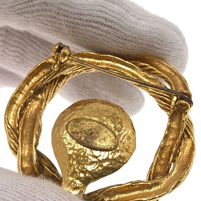 CHANEL COCO Mark Brooch Metal Ladies [Used]