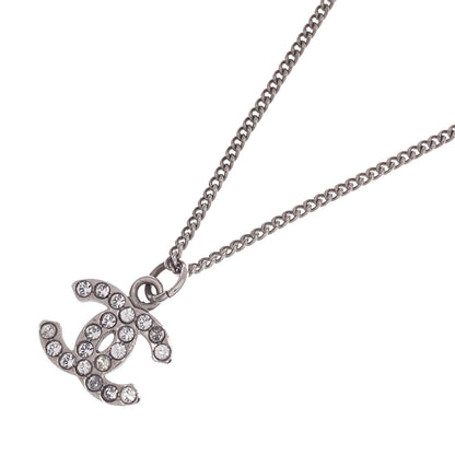 CHANEL COCO Mark rhinestone Necklace Metal Ladies [Used]