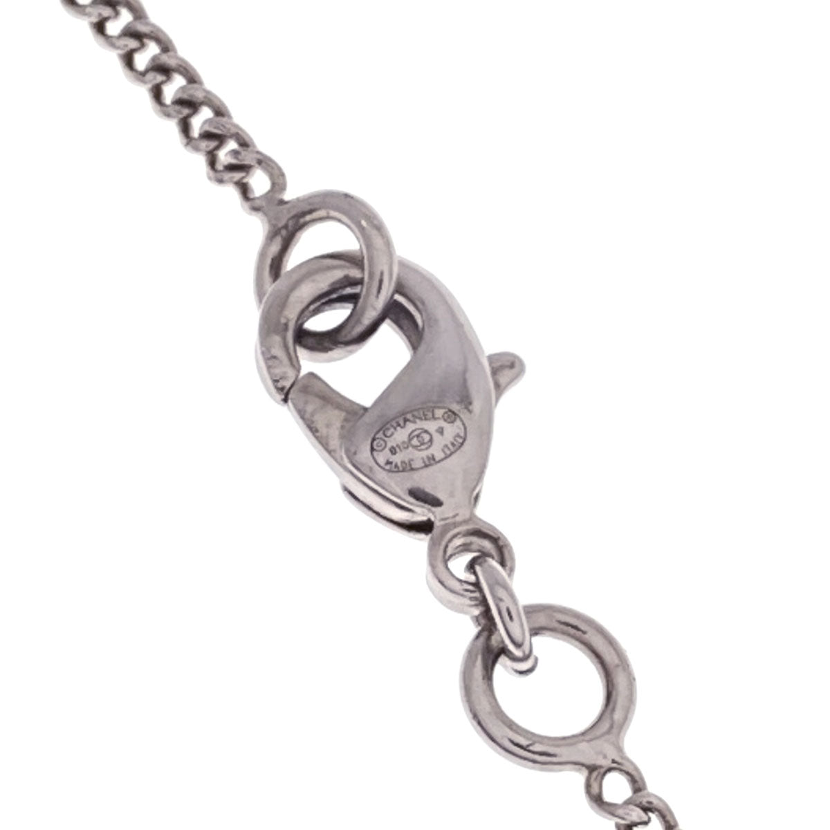 CHANEL COCO Mark rhinestone Necklace Metal Ladies [Used]