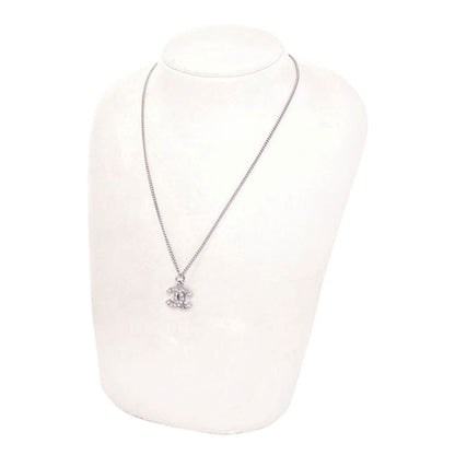 CHANEL COCO Mark rhinestone Necklace Metal Ladies [Used]