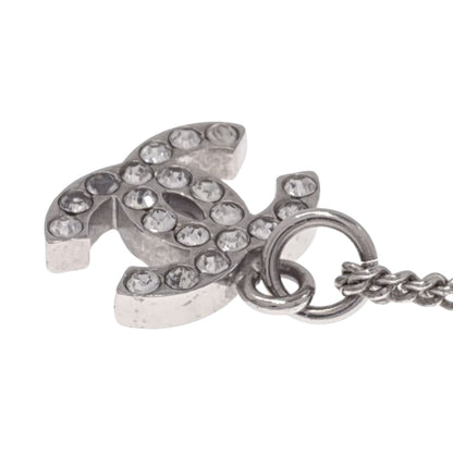 CHANEL COCO Mark rhinestone Necklace Metal Ladies [Used]