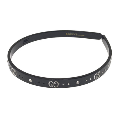 GUCCI Headband CrystalGG hair accessory Plastic Ladies [Used]