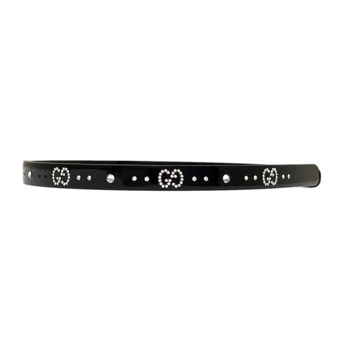 GUCCI Headband CrystalGG hair accessory Plastic Ladies [Used]