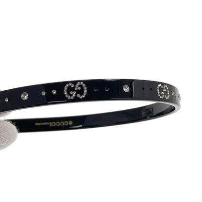 GUCCI Headband CrystalGG hair accessory Plastic Ladies [Used]