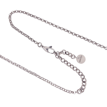 GUCCI Interlocking G Necklace Silver Ladies [Used]