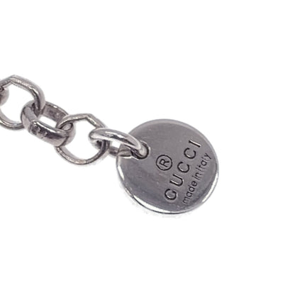 GUCCI Interlocking G Necklace Silver Ladies [Used]