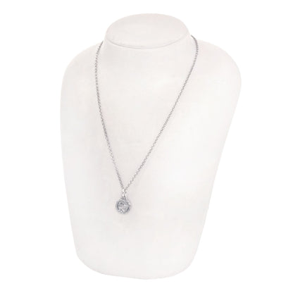 GUCCI Interlocking G Necklace Silver Ladies [Used]