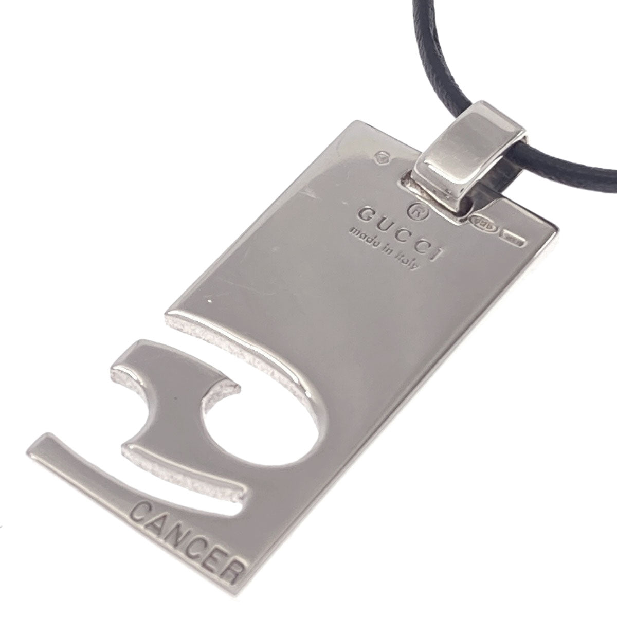 GUCCI Constellation motif: Cancer Necklace Silver Ladies [Used]