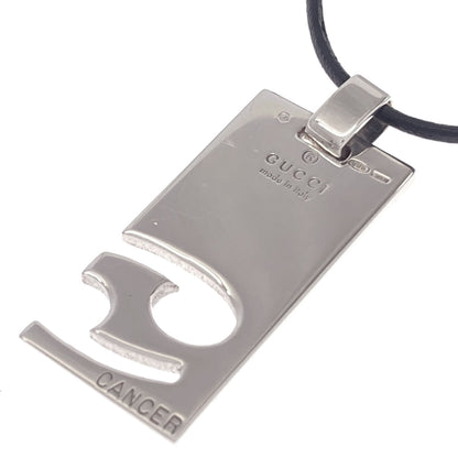 GUCCI Constellation motif: Cancer Necklace Silver Ladies [Used]
