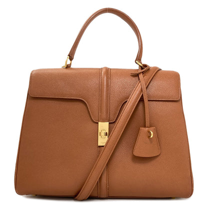 CELINE 16 Seize Medium 2WAY Handbag Calf Ladies [Used]