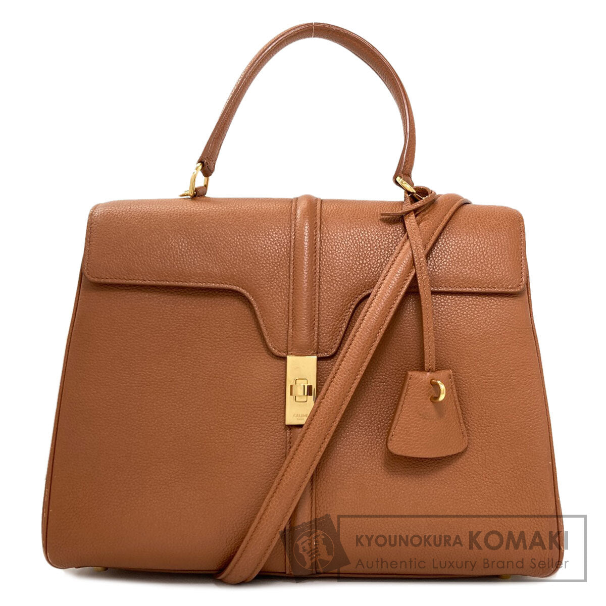 CELINE 16 Seize Medium 2WAY Handbag Calf Ladies [Used]