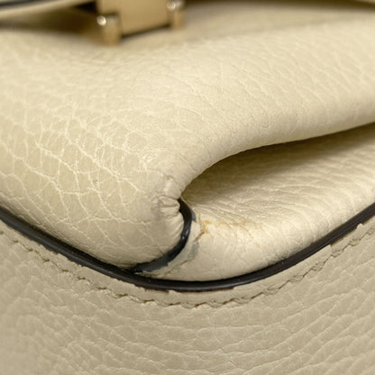 GUCCI 607720 Outlet Interlocking G Chain Shoulder Shoulder Bag Leather Ladies [Used]