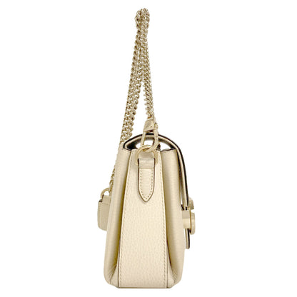 GUCCI 607720 Outlet Interlocking G Chain Shoulder Shoulder Bag Leather Ladies [Used]