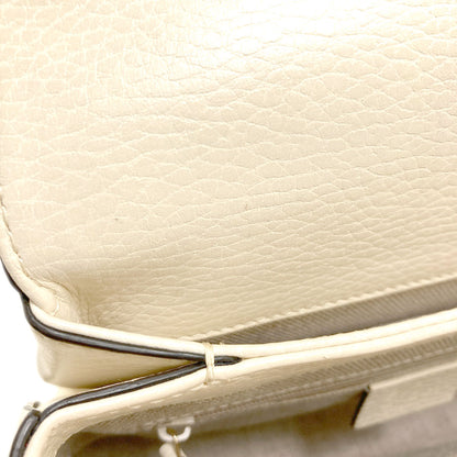 GUCCI 607720 Outlet Interlocking G Chain Shoulder Shoulder Bag Leather Ladies [Used]