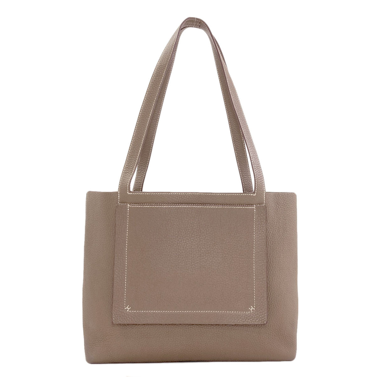 HERMES Cabaseri 31 Etoupe Tote Bag Taurillon Clemence Ladies [Used]