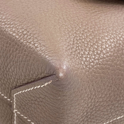 HERMES Cabaseri 31 Etoupe Tote Bag Taurillon Clemence Ladies [Used]
