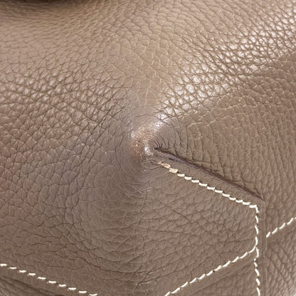 HERMES Cabaseri 31 Etoupe Tote Bag Taurillon Clemence Ladies [Used]