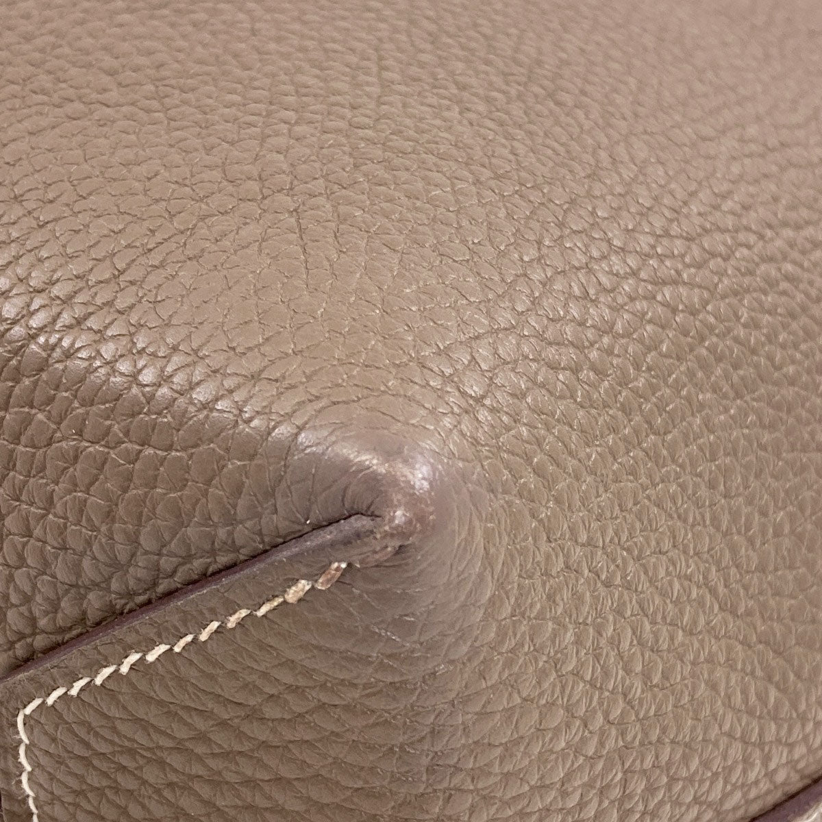 HERMES Cabaseri 31 Etoupe Tote Bag Taurillon Clemence Ladies [Used]
